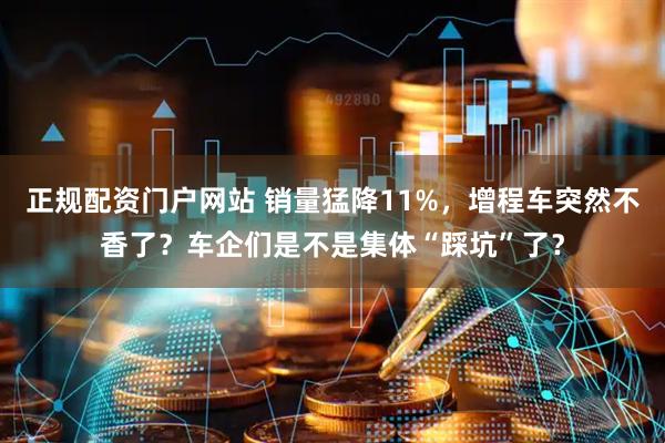 正规配资门户网站 销量猛降11%，增程车突然不香了？车企们是不是集体“踩坑”了？