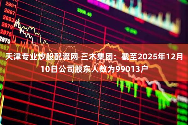 天津专业炒股配资网 三木集团：截至2025年12月10日公司股东人数为99013户